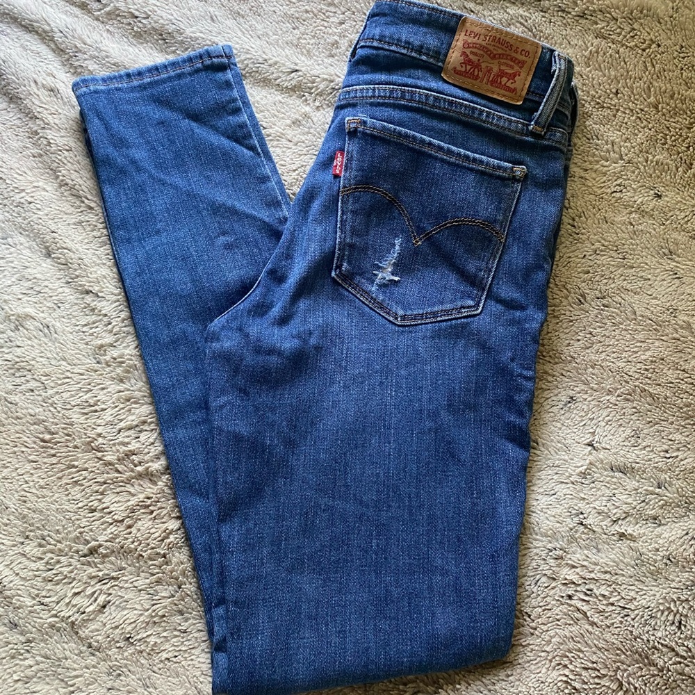 Womens Levi’s 711 Skinny Jeans